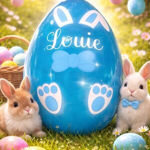 Fillable Easter Egg, personalized